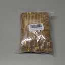 60 Pcs Khaki Christmas Velvet Bows for Christmas Tree, 5x7 Inch Pre-Tied Vintage Ribbon Bows Ornaments for Gift Wrapping Wreaths Garland Xmas Holiday Dcor (3/8")