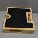 Wooden Fitness Board,180 foldable,resistance band board with honeycomb anti-slip design,natural pine exercise step platform for Band Training, Stretching, and Full-Body Home Gym