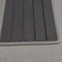 Stone Bath Mat, Foldable Diatomaceous Earth Anti-Slip Bath Mat Quick Drying Bathroom Floor Mat - Grey