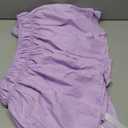 Biscaynebay Wrap Around Bed Skirts for Queen Beds 15" Drop, Lavender Adjustable Elastic Dust Ruffles Easy Fit Wrinkle & Fade Resistant Silky Luxurious Fabric Machine Washable