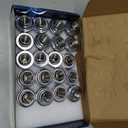 m14x1.5 Lug Nuts Set of 20 Compatible with Sequoia Landcruiser Tundra Lexus LX 1.85 Inch 7/8 22mm Hex Mag Washer Chrome Wheels Lug Nuts
