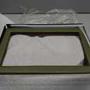 ROTHWELL 10-Slot Watch Box in Leather with Valet Drawer, Luxury Watch Case Display Organizer with Ultra Soft Microsuede Liner, Jewelry and Sunglass Holder With Large Glass top (Green/Tan)