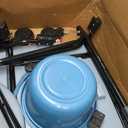 Bedside Commode - Rolling Shower Chair with Wheels - Portable Toilet for Elderly - Rear Locking Wheels 7-qt Commode Bucket Included, HDB-601A