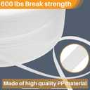 Amylove 1/2 in Strapping, 600 Lbs Heavy Duty Polypropylene Strapping Roll