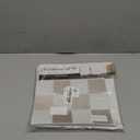 Alwayspon 10 Sheets Brown Beige White Mosaic 3D Peel and Stick PVC Backsplash Tiles, Self-Adhesive Wall Tile Stickers Stick on Subway Tiles for Kitchen Bathroom