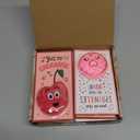 JOYIN 12 PCS Valentine's Day Foam squashy toy with Cards, Fun Foam Modeling for Valentine Party Favors, Gift Exchange and Game Prizes