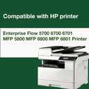 213Y Toner Cartridge Extra High Yield Replacement for HP 213Y 213A 213X Toner Compatible for HP Color Laserjet Enterprise 5700dn 6700dn 6701dn,Enterprise 5700 5800 6700 6701 6800 6801 Printer