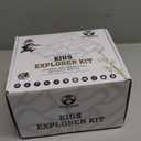 Kids Explorer Kit with Safari Vest, Hat & More - Kids Bug Catching Kit with Adventure Guide & Scavenger Hunt - Cute Dress-Up Zookeeper Costume & Safari Costume for 7-12 Year Old Boys Girls (Large, Brown)