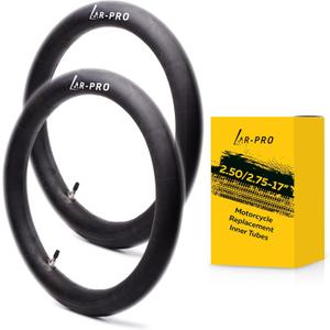 (2-Pack) 2.50/2.75-1770/100-17 Motorcycle Inner Tubes - Compatible with Honda, Coolster, TaoTao, 110cc, 125cc, and 140cc, Dirt Bikes, Moped, and Scooters and More