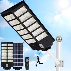 INSDEA 8000W Solar Lights Outdoor, Dusk to Dawn Solar Street Light Motion Sensor, IP65 Waterproof Security Lights - 800000LM Flood Lights for Parking Lots, Gardens, Yards (Black) INSDEA 8000W Solar Lights Outdoor, Dusk to Dawn Solar Street Light Motion Sensor, IP65 Waterproof Security Lights - 800000LM Flood Lights for Parking Lots, Gardens, Yards (Black)