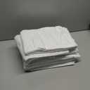 8 Pack White Table Cloth 60x102 Inch Rectangle Tablecloths for 6 Foot Rectangle Tables, Wrinkle Resistant Washable Polyester Fabric Rectangular Table Cover for Dining Banquet Wedding Party