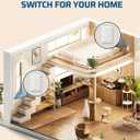 DEWENWILS 3 Way Toggle Light Switch, 120VAC 15A Heavy Duty Switch, Residential & Commercial Grade, Quickwire Push-in & Side Wired, UL Listed, White, 10 Pack