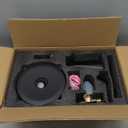 Tub Shower Faucet Set Valve Included with 6-Inch Rain Shower Head and Tub Spout Single-Handle Tub and Shower Trim Kit Matte Black