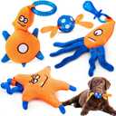 4 Pack Frozen Puppy Toys to Keep Them Busy to Relieve Teething Pain,Chew Toys for Puppies 0-6 Months Relieve Teething Itch, Puppy Teething Rings to Release Excess Energy