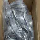 BEAMNOVA 100 Sets 75mm / 2.95 in (Approx. 3 inch) Metal Button Supplies Blanks, for Round Pin Maker Machine, Matte Metallic Back, Hand Press Badge Making Parts