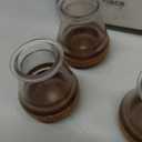 Chair Leg Floor Protectors Chair Leg Protectors for Hardwood Floors Felt Silicone Caps Strengthen Bottom Protection Anti-Scratch Reduce Noise 16 Pack Clear Round Small Fit 1/2" to 3/4" (14-19mm)