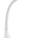 OttLite Creative Curves LED Desk Lamp with Adjustable Neck - Dimmable with 4 Brightness Settings & Energy Efficient Natural Daylight LEDs for Home Office, Computer Desk, & Dorms (White)