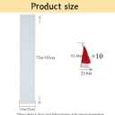 SHUNJIE Boho Beige Farmhouse Rustic Table Runner with Sequined Xmas Trees, 13''x72'' Soft Faux Fur Runner for Holiday Winter Home Party Fireplace Kitchen Dining Decor Table