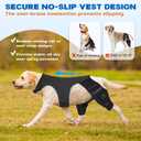Dog Knee Brace for Torn ACL Hind Leg, Dog Leg Braces for Back Leg Support with 4 Metal Stabilizers Helps with Torn CCL, Luxating Patella, Ligament Injuries, Hip Dysplasia,M