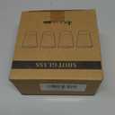 Shot Glasses Measuring Cup Set 4PACK Espresso Shot Glasses Liquid Heavy Glass 26-Incremental Measurement 1 OZ, 2 TBS, 6 TSP, 30 ML Kitchen Tools (Black)