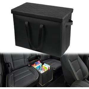 Car Backseat Organizer for Chevrolet Traverse 2018-2025, Backseat Box Console Organizer for Children's Toys, Baby Supplies, Snack Organiser, Travel Dual Storage Organizerc