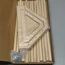 TonGass 3-Pack 15.75" Extra Long Chicken Perch, Freestanding Roosting Bar for Baby Chicks, Durable Polished Pine Roosting Bar, Perch Stand for Chicken Brooder