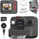 Yehtta Kids Camera Instant Print, Christmas Birthday Gifts for 3-12 Year Old Boys Girls, 2.4in Screen 1080P Kids Digital Camera Toys for Kids Age 3 4 5 6 7 8 9 10 with 3 Rolls Print Paper 32G Card
