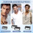 5 Pcs Guide Guards Set, 1/2/3/5 mm Guide Combs Attachments with a Clean Brush, Compatible for O Blade QP2724 QP2834 QP25XX QP26XX QP65XX QP66XX Pro Series