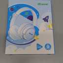 IClever BTH22 Kids Bluetooth Headphones, 60H Play Time, USB C Fast Charging, Bluetooth 5.4, AUX Cord,Safe Volume 74/85 dBA,Toddler Headphones for iPad/Tablet/Travel/School, Blue