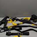 Home Resistance Training Kit | Full-Body Workout with Suspension Trainer Straps, Door Anchor, Handles, and Carrying Bag | Complete Home Gym Equipment (Yellow)