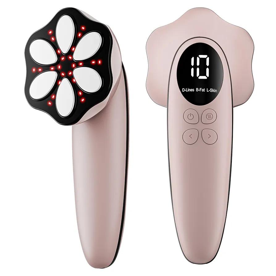 Depsoul Cellulite Massager, Upgraded 6 Heads Body Sculpting Machine 3 in 1 Cordless Electric Handle Massager for Belly, Waist, Arm, Leg and Buttock Massage