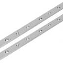 3 x uxcell 295mmx25mmx4mm Stainless Steel Straight Flat Fixing Mending Plates Brackets 2pcs
