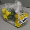 Yellow Roses Artificial Flowers 15 PCS, Fake Roses Silk Flowers with Long Stems, Faux Rose for Wedding Centerpieces, Home Decor, Indoor Floral Arrangements, Party Decor, DIY Bouquet (Yellow)