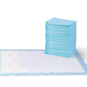 Basics Dog and Puppy Pee Pads, 5Layer LeakProof Super Absorbent, QuickDry Surface, Potty Training, Regular (22x22"), 100 Count, Blue & White