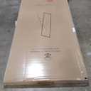 Full Length Mirror with Lights, 83" x 36" Large LED Lighted Floor Standing Body Mirror, Dimmable & 3 Color Lighting for Bedroom, Cloakroom, Dressing Room, Tempered Glass, Square White