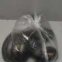 Winlyn 7 Pcs Assorted Artificial Gold Brush Black Pumpkins Rustic Decorative Halloween Faux Foam Pumpkins for Fall Halloween Thanksgiving Tabletop Centerpiece Mantel Kitchen Decor