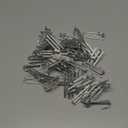 Blulu Pleat Hooks Stainless Steel Curtain Hooks Drapery Clasp and Pin 4 Prongs Pinch Pleat Tools Clips for Window, Shower Curtain(60 Pcs)