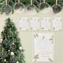 Barydat 20 Sets Christian Christmas Ornament Bulk Religious Bible Verse Acrylic Hanging Ornament Inspirational Quotes Ornaments Church Party Favors for Holiday Christmas Tree Home Decor (Baptism)