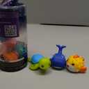 Tub Works Under the Sea Light Up Bath Toys, 6 Pack | Water-Activated Light Up Toys Flash & Change Color | Easy-Grip Baby & Toddler Bath Toys | Sensory Bathtub Toys with Bath Lights for Kids Bath