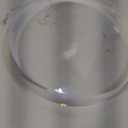 CiaoHER 1in Thickness 5in Diameter Acrylic Disc Display Block Clear Polished Round Pedestal Stand Riser 5" x 5" x 1", 2 Pack