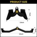 LAT Pulldown Attachment,Back Tricep Bar Strength Training,Handle Grips LAT Pull Down Bar Press Down Exercises,Cable Machine Accessories, Cable Back Attachments for Home Gym