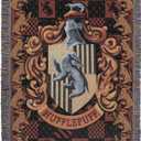 Northwest Harry Potter Woven Tapestry Throw Blanket, Designer Home Dcor, Modern, Unique Gift, 48" x 60", Hufflepuff Crest
