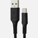 Cell Candy 10 Ft Braided Charge & Synd Cable for Micro USB and USB C to USB