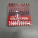 2 x WY WENYUAN 12 Pcs Red Gel Pens, 1.0mm Bold Point Quick Drying Gel Ink Pens, Retractable Ballpoint Pens for Smooth Writing, Ideal for School, Office, Journaling, Note Taking and Correction