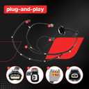 AL3T-14632-DD Door Jumper Wire Harness Assembly Rear Passenger RH Side Fits for 2009-2014 Ford F150 Crew Cab Replaces# 9L3T-14632-JCA (AL3T-14632-DD)