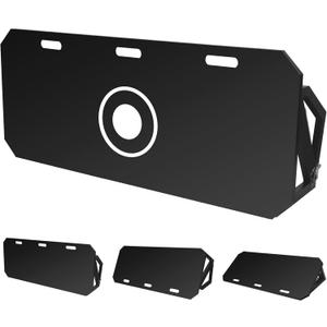 Upgrade 3-Angles Soccer Rebounder Board, Portable Soccer Wall for Adults & Kids, Foldable Soccer Training Equipment for Passing & Shooting Practice (Black)