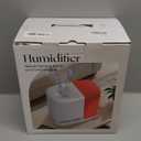 Obgnsai Evaporative Humidifier for Bedroom (No Mist) – Dishwasher Safe, No White Dust, Smart Remote with Sensor, Red Sleep Light, White Noise, Nursery Humidifier with 2.5L Tank, 2 Filters & Aroma Kit