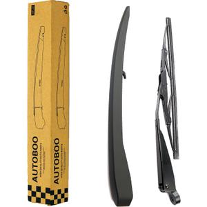 AUTOBOO Replacement for 2010-2018 Cadillac SRX, 2010-2014 CTS Rear Window Windshield Back Wiper Blade Arm Cover Assembly - Part NO. 20825881 25937776, Blade 12 inch