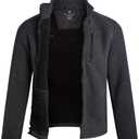 Spyder Mens Fleece Jacket - Full Zip Up Lightweight Sherpa Fleece Fall Mens Winter Jacket with Pockets for Outdoor Hiking, Size M