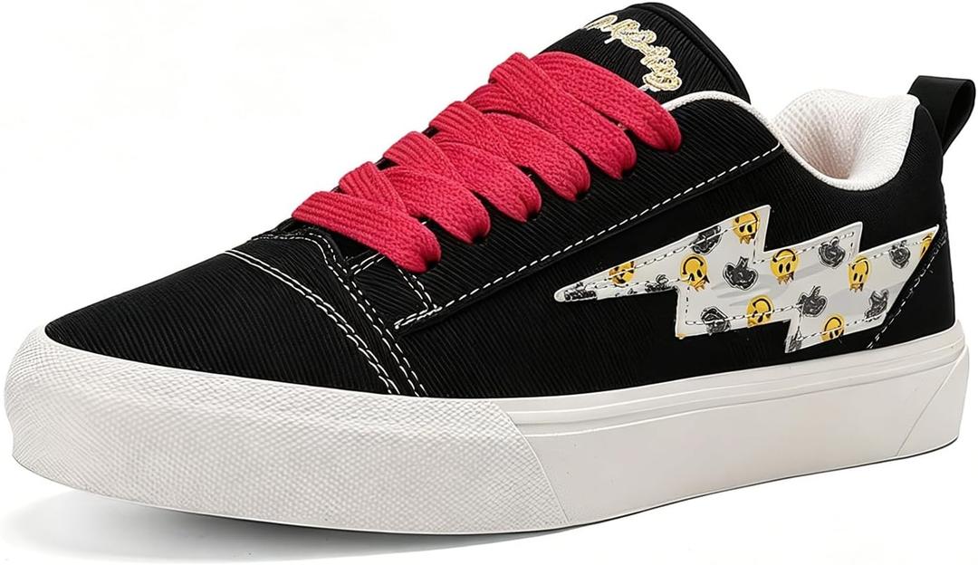 Fashion Sneakers for Men Women Walking Shoes Low Top Casual Skate Shoes Non Slip Light Fabric Tennis Sneakers 13